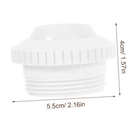 BESPORTBLE 4Pcs Pool Massage Nozzle Durable Plastic Water Outlet Nozzle for Spa and Swimming Pool Replacement Parts Easy Installation Lightweight Wear Resistant