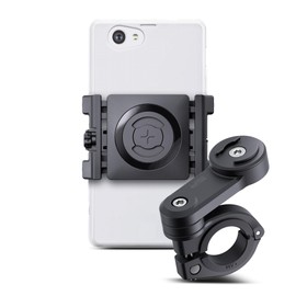 SP Connect Moto Bundle LT Universal Phone Clamp | Smartphone Holder & Motorcycle Moto Mount Set | 360° Adjustable | SPC+ Compatible | Smartphone Mount for Bicycles and Motorcycles | 52400