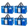TAILI Extra Large Moving Bags, 4 Pack Blue Heavy Duty