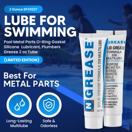Pool Gasket Grease & O-Ring Lubricant for Hayward SPX0327-2oz Waterproof Silicone Lubricant for Swimming Pool Filters, Plumber Grease for Rubber Seals and Gaskets