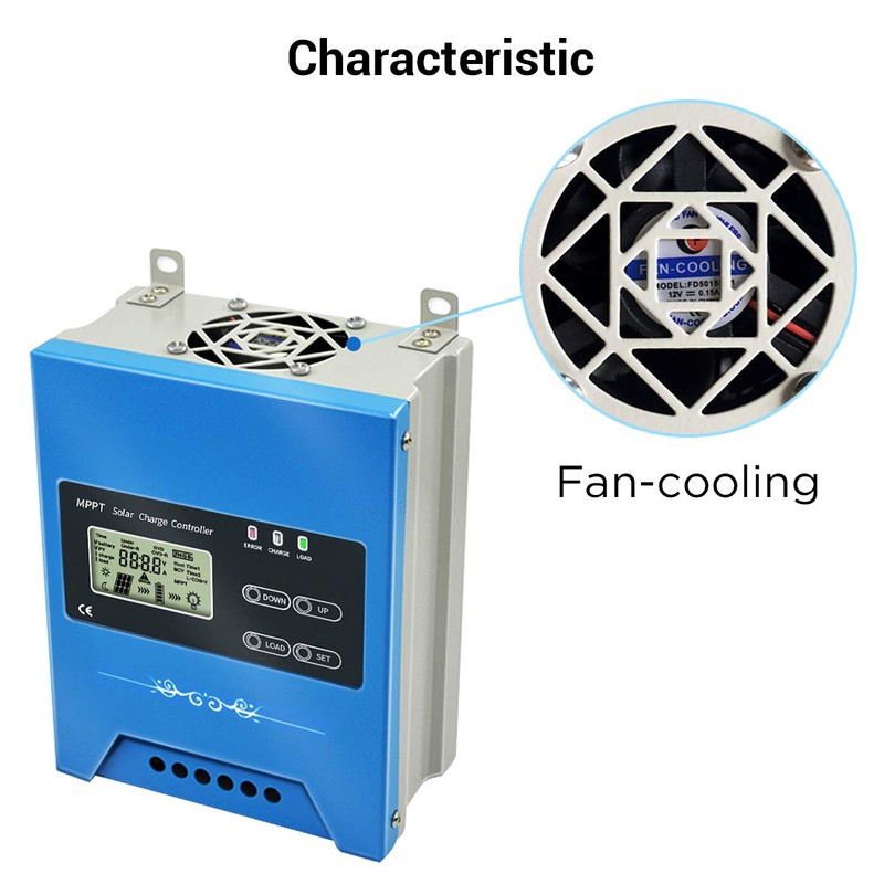 iSunergy 10A MPPT Solar Charge Controller 12V/24V Auto Working Buck