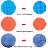 SIQUK 16 Pieces Buffing Pads 6 Inch Car Polishing Pad