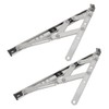 Sourcingmap 202 Stainless Steel 12-inch Window Casement Friction Hinges Stay