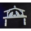 Homemade Stand-Up Nativity Scene Silhouette 4.5" x 3" 3D Printed