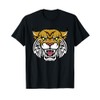 Wildcat Bobcat Lynx Cougar Cartoon Character T-Shirt for Men Women
