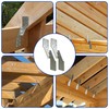 YOUYIKOO 50 Pack Hurricane Ties for Rafters,Hurricane Straps Brackets with