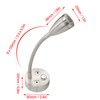 DC12‑24V LED RV Bedside Lamp High Brightness Aluminium Alloy Gooseneck