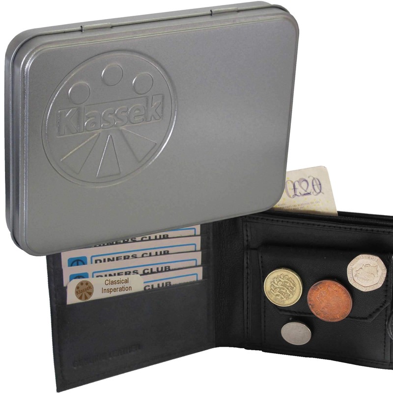 Klassek Spitfire Flying Royal Aireforce WW2 Mens Wallet with Chain