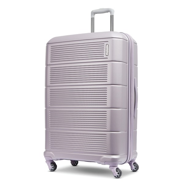 American Tourister Stratum 2.0 Expandable Hardside Luggage with Spinner Wheels, 28" SPINNER, Purple Haze