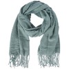 ONLY Onllima Women's Long Frill Scarf CC Scarf, Blue Surf