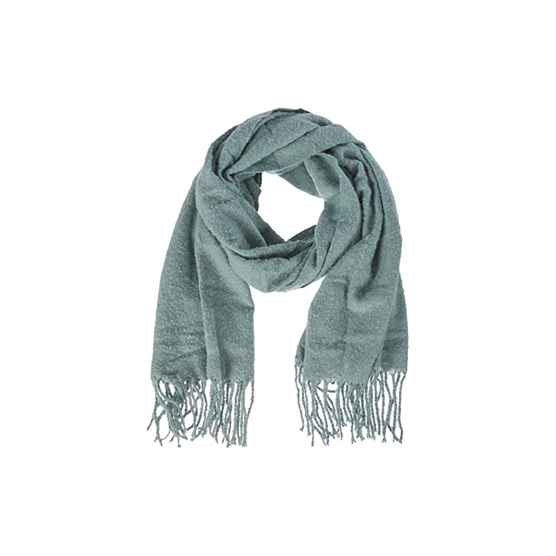 ONLY Onllima Women's Long Frill Scarf CC Scarf, Blue Surf