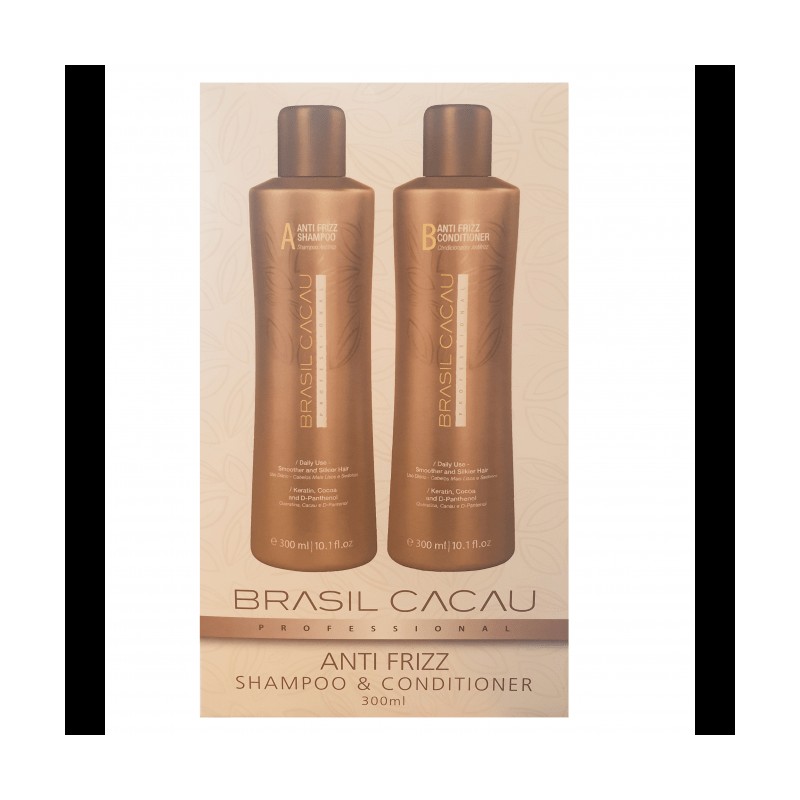 Brasil Cacau Anti Frizz Shampoo/Conditioner 300ml Duo