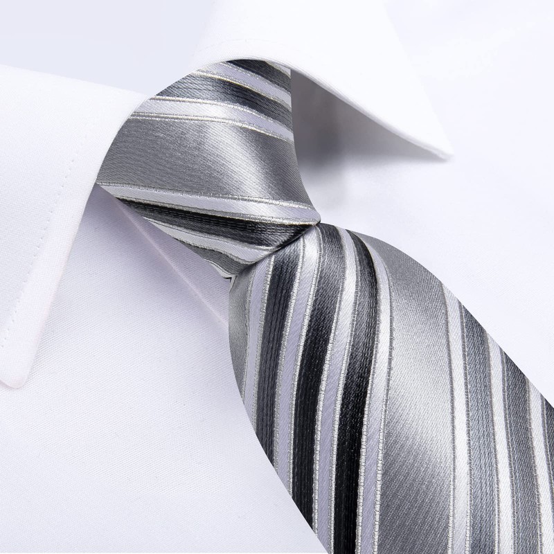 DiBanGu Silk Necktie, Wedding, Pocket Square, Tie Clip, Cufflinks Set,
