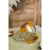 STP GOODS Sunflowers Glass Tea Cup and Saucer Set of