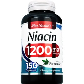 Lab - Niacin - Vitamin b3-1200 mg per Serving, 150 Capsules of - Vitamin b3 niacin - Ultra high Absorption.