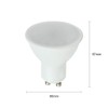 MiniSun | Thermal Plastic 5W Energy Saving LED GU10 Frosted