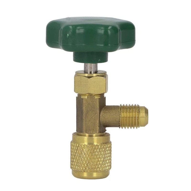 REFRIGERATION GAS R600 R600a BOTTLE ADAPTOR HAND VALVE HS-341