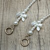 HAOBIN Bag Strap Pearl Chain Carry Strap Bags Chain 100