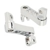 Motorcycle Foot Pegs, Adjustable Height Bracket for Footrest Clamp Extensions,