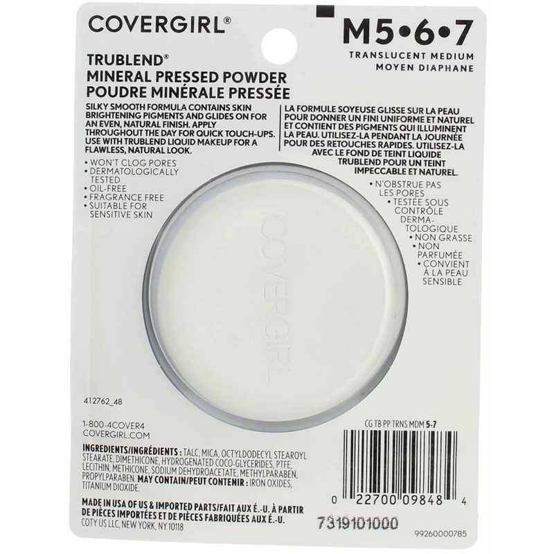 CoverGirl TRUblend Pressed Powder - Translucent Medium (4) - 2