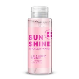 My Beauty Spot Micellar Water for All Skin Types, 3 in 1 Micellar Water Makeup Remover, 16.9 FL OZ, Hydrating Facial Cleanser Eye Makeup Remover + Collagen