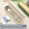DEVICO Utensils for Lunch Box, Portabl Korean Chopsticks Fork and