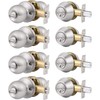 Brotima 4 Pack Keyed Alike Door Lock Set with Deadbolt,