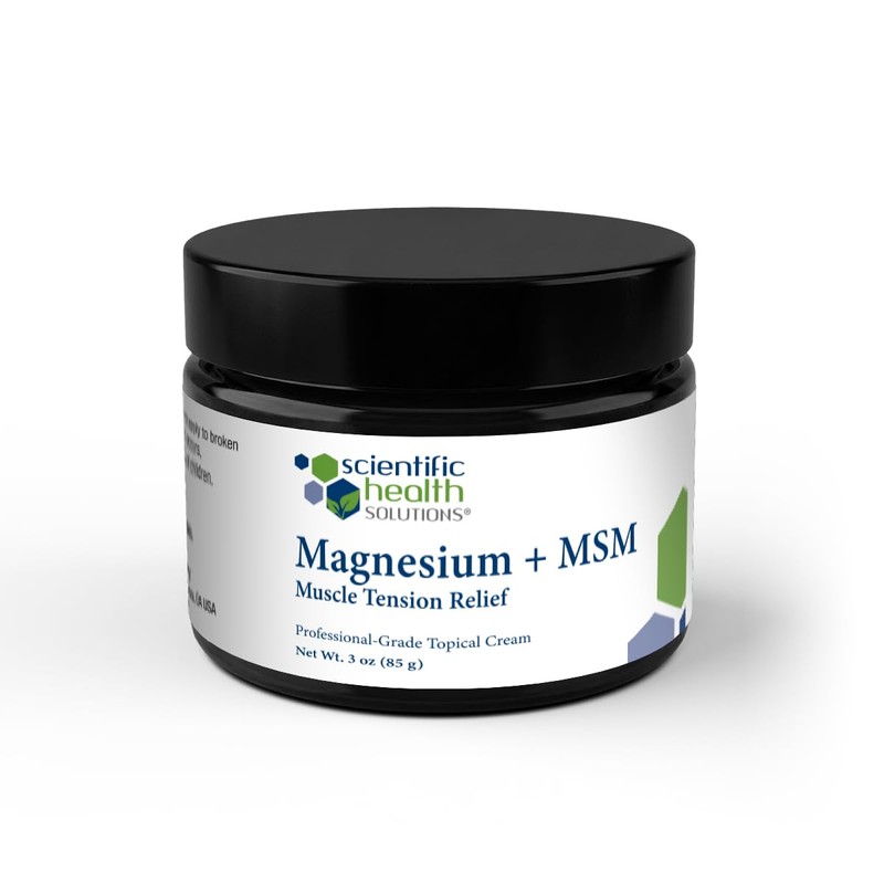 Crema de recuperación muscular con magnesio y MSM, 85 g