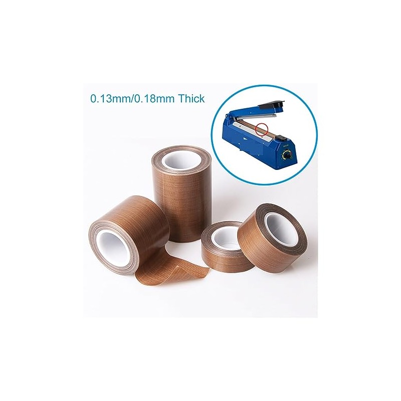 DAVBIR Cinta Adhesiva de PTFE Tela aislada al vacío Resistente