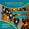 Festive Fix 25 Mini Christmas Tree Baubles in Silver –