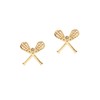 CC Sport Lacrosse Earrings - Gold