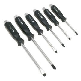 Sealey S0535 Hammer-Thru Screwdriver Set, 6 Pieces, Silver
