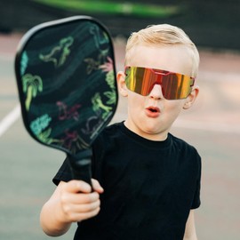 NICBOOY Kids Cycling Glasses, Sports Sunglasses for Adults & Youth, Ultra Light Sunglasses for running,cycling, baseball