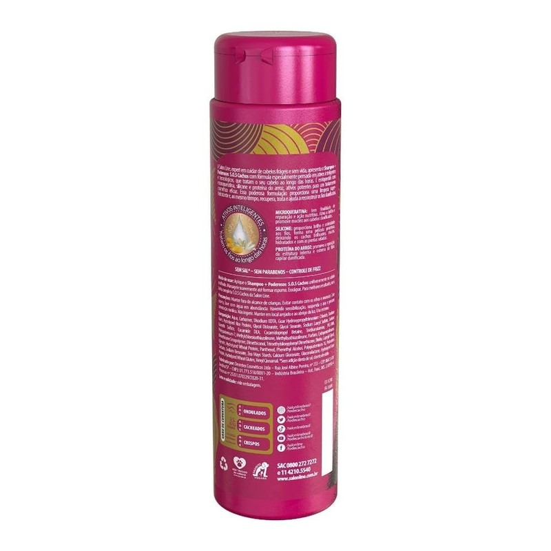 Salon Line S.O.S Cachos Mais Poderosos Salon Line Curly Hair