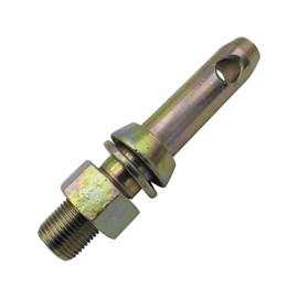 cyclingcolors Anhängerkupplung Unterlenkerbolzen Durchmesser 22 mm Kategorie 1 Traktor LKW Landmaschinen Piton Pin Estrich, Gewinde M18x46mm
