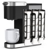 STORAGENIE Coffee Pod Holder Side Mount K Cup Pods Organizer