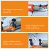 Zmtfqymx Portable Horizontal Metal Cutting Tool, 110V High-Precision Slotting Machine