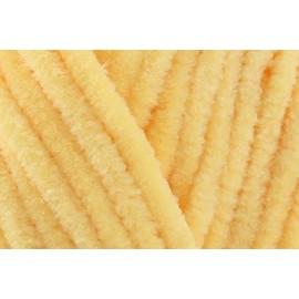 Sirdar Happy Chenille DK Crochet Yarn, 100% Polyester Soft Double Knitting Wool for Decoration, Toys - 15g Balls - Duckling (0014) - Pack of 3