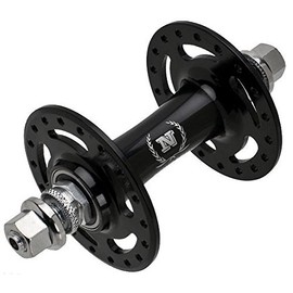 Novatec High Flange Front Bike Hub, Fixie, Fixed Gear Track Single Speed A165SBT, A165bt, Black