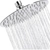 Rainfall Shower Head,8" Round Stainless Steel Rain Shower Heads with