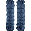 PACTHSD Double Braid 1/2" x 30' Boat Dock Lines (2-Pack)