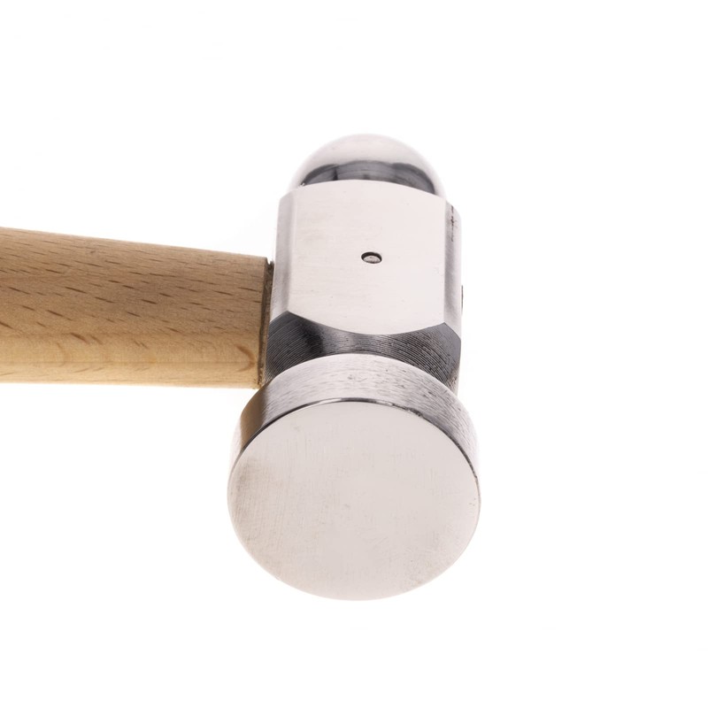 Universal Tool Ball-Peen Jewelry Chasing Hammer Dual Face Smooth Flat