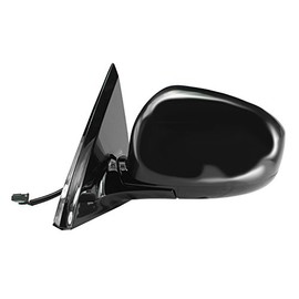 Fit System Driver Side Mirror for Nissan Pathfinder SL Model, Black w/PTM Cover, w/Memory, Foldaway, Heated Power
