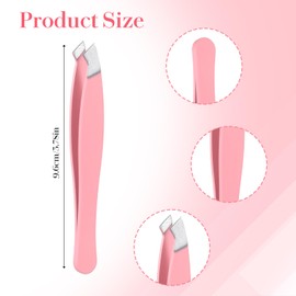 4Pcs Mini Tweezers for Women Facial Hair Eyebrows, Small Precision Tweezers Hair Eyebrow Tweezer for Women Men Facial Hairs Plucking Removal