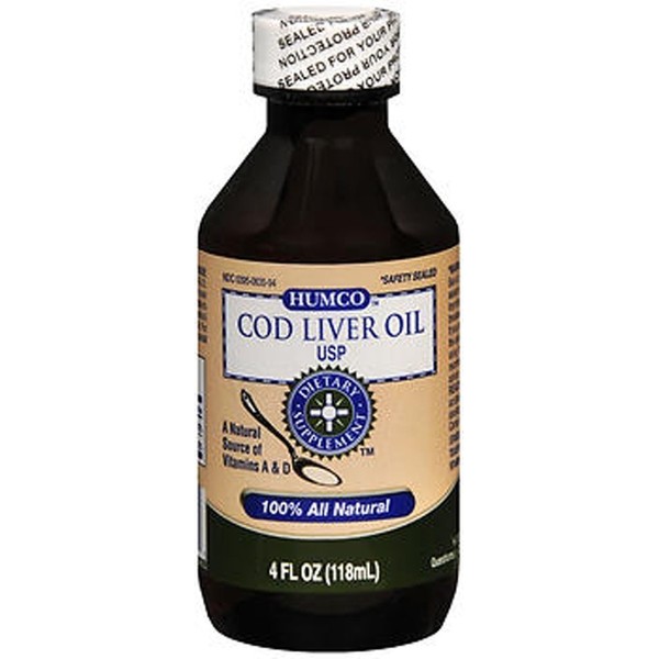 Humco Cod Liver Oil - 4 oz, Pack of 2