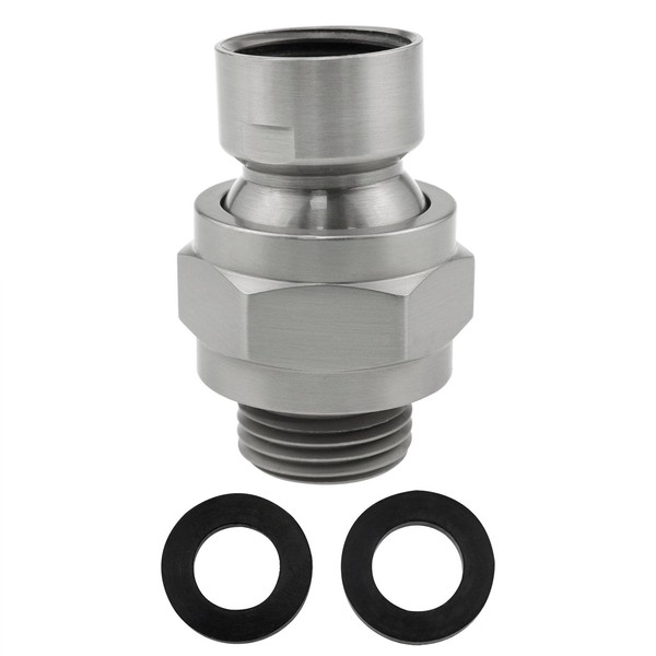 Lovelysp Shower Connector Ball Joint Shower Head Swivel Ball Adapter