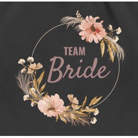 Shirtracer - Gym Bag Backpack - JGA Stag Night Women - Team Bride Boho Team Bride, 01 black