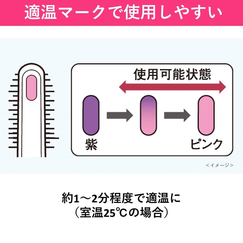 Panasonic EH-SE51-P Eyelash Kurun Separate Long Curl Creamy Pink