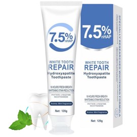 Enamel Protection Hydroxyapatite Toothpaste, Fluoride-Free with Gentle Mint for Sensitive Teeth, Daily Care for Long-Lasting Fresh Breath - 1pc