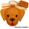 Generic Golden Retriever Keychain Gifts, Genuine Leather Keychain, Pets Lover